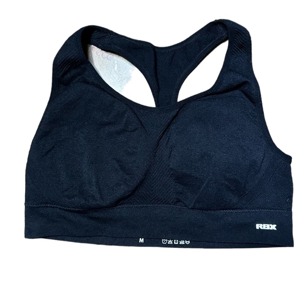 RBX Black Sports Bra Size Medium